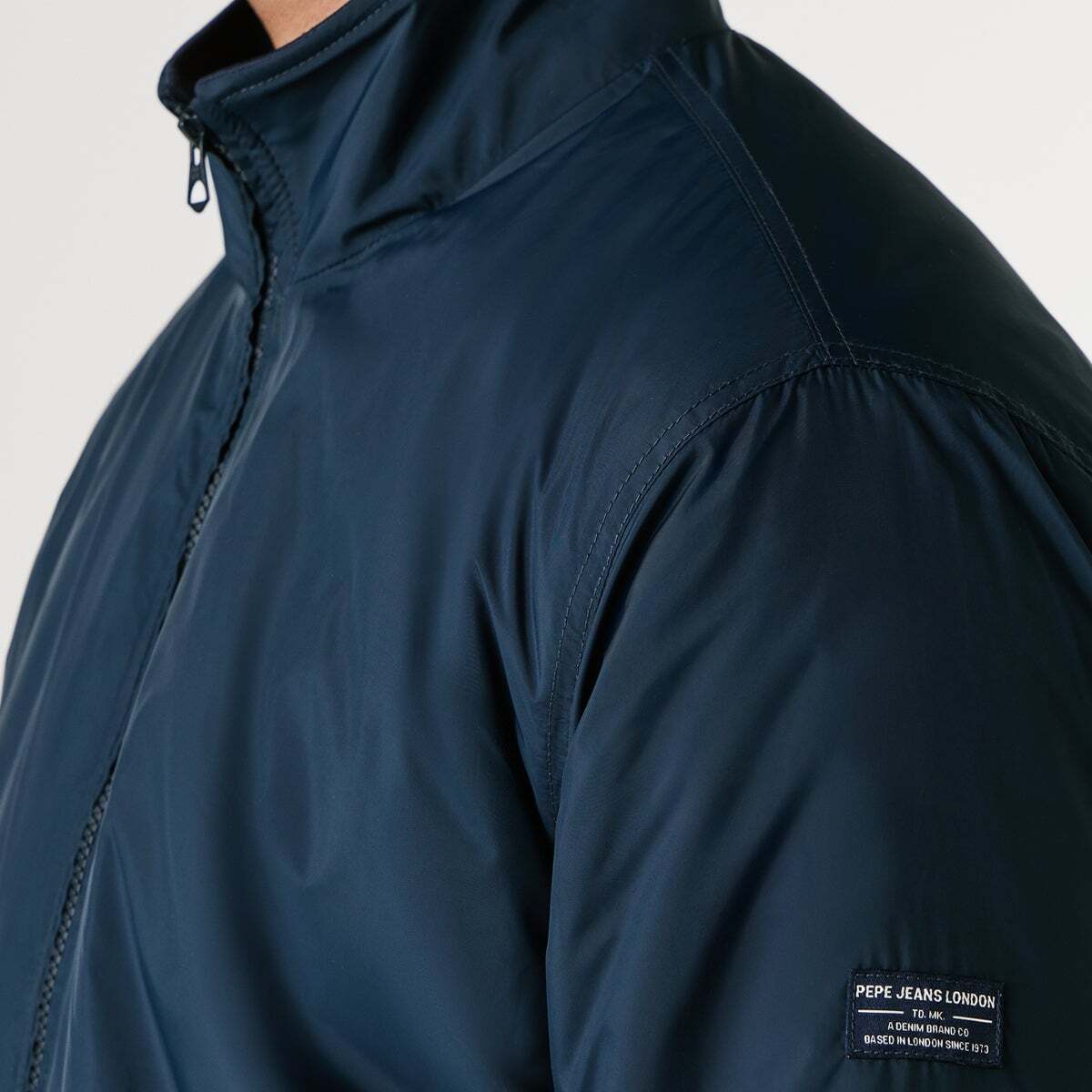 Veste Harrington À Col Montant bleu dulwich, PEPE JEANS