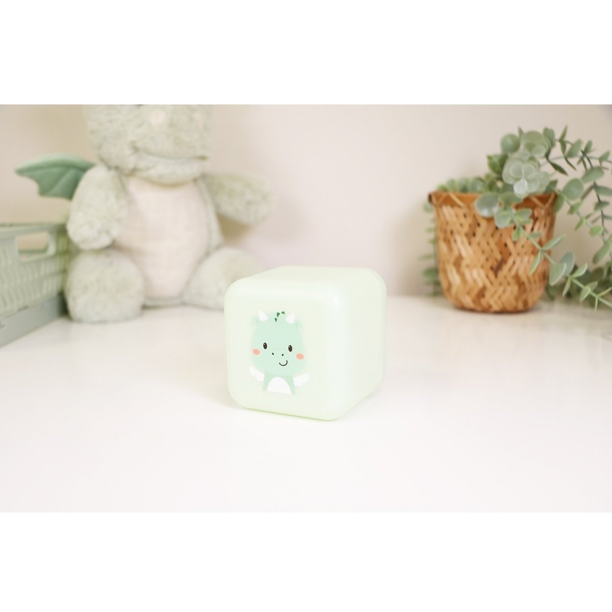 Veilleuse nomade Cube B Drake le Dragon orange, CLOUD B
