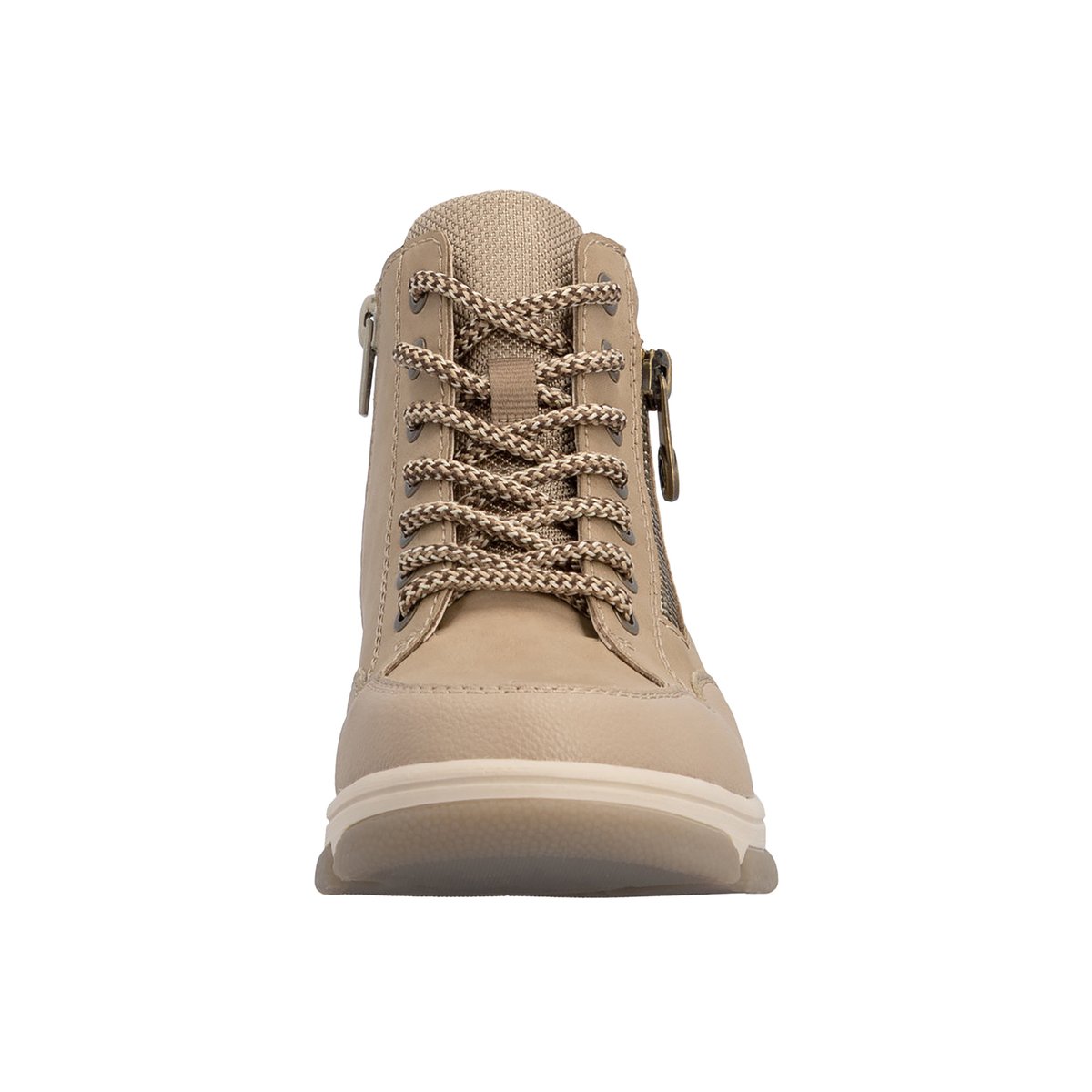 Basket Montante Cuir Rgd beige, RIEKER