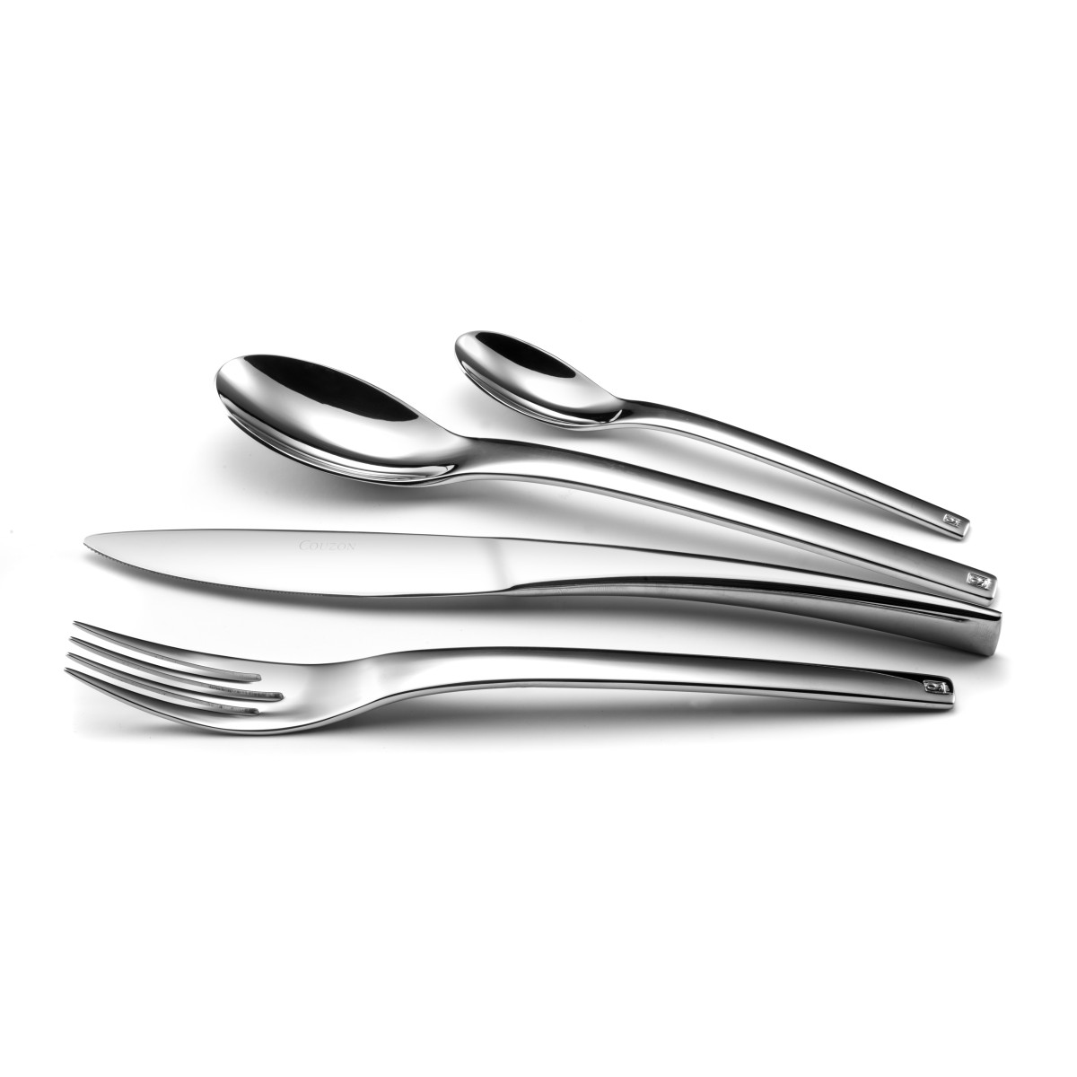 24 couverts de table avec support de rangement nomade - NEUVIÈME ART inox, COUZON