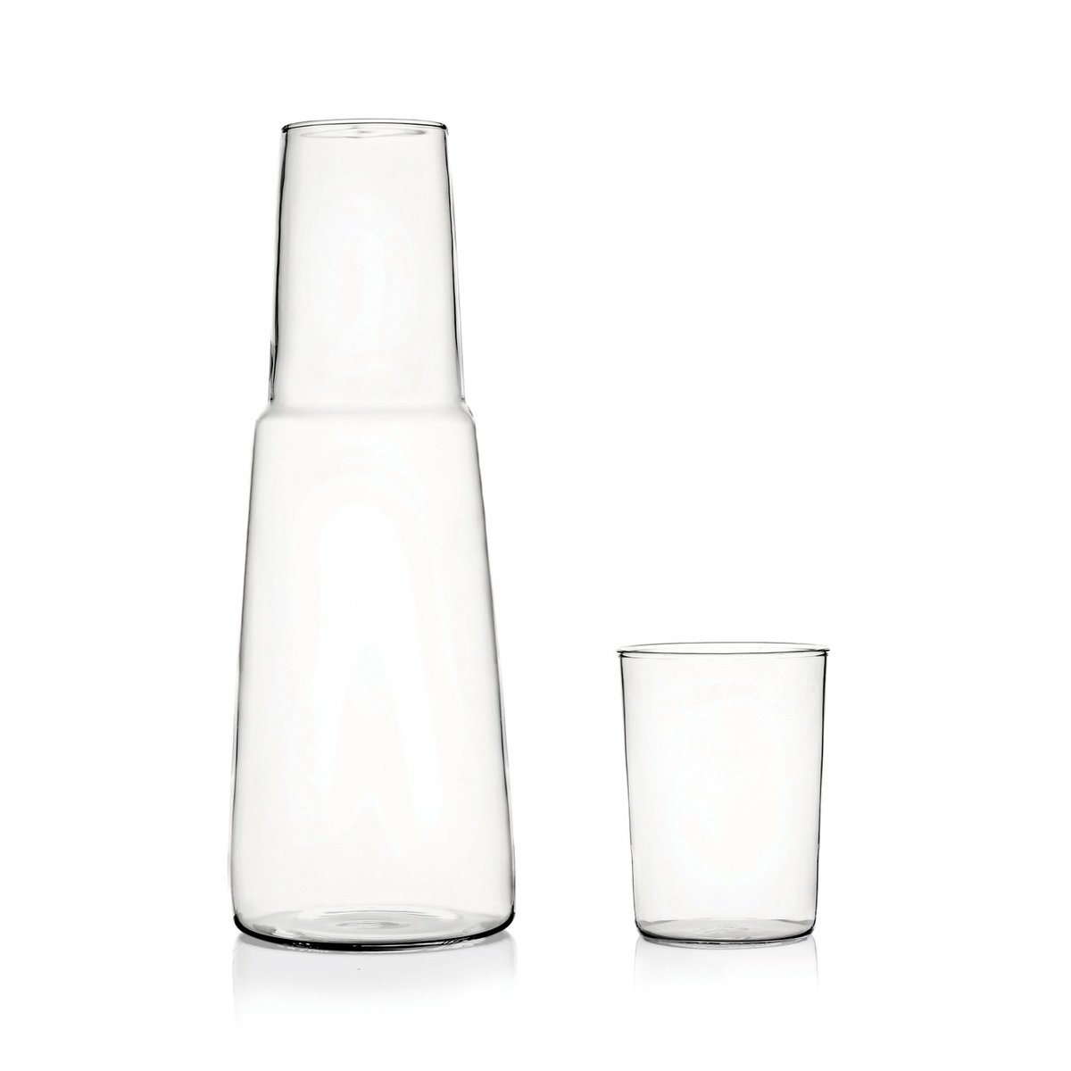 Set Carafe et Verre Tumbler 100 cl transparent, ICHENDORF