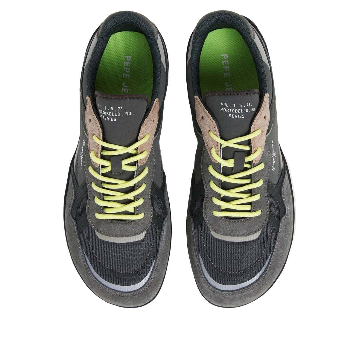 Savile - Baskets Combinées vert à veine permanente, PEPE JEANS