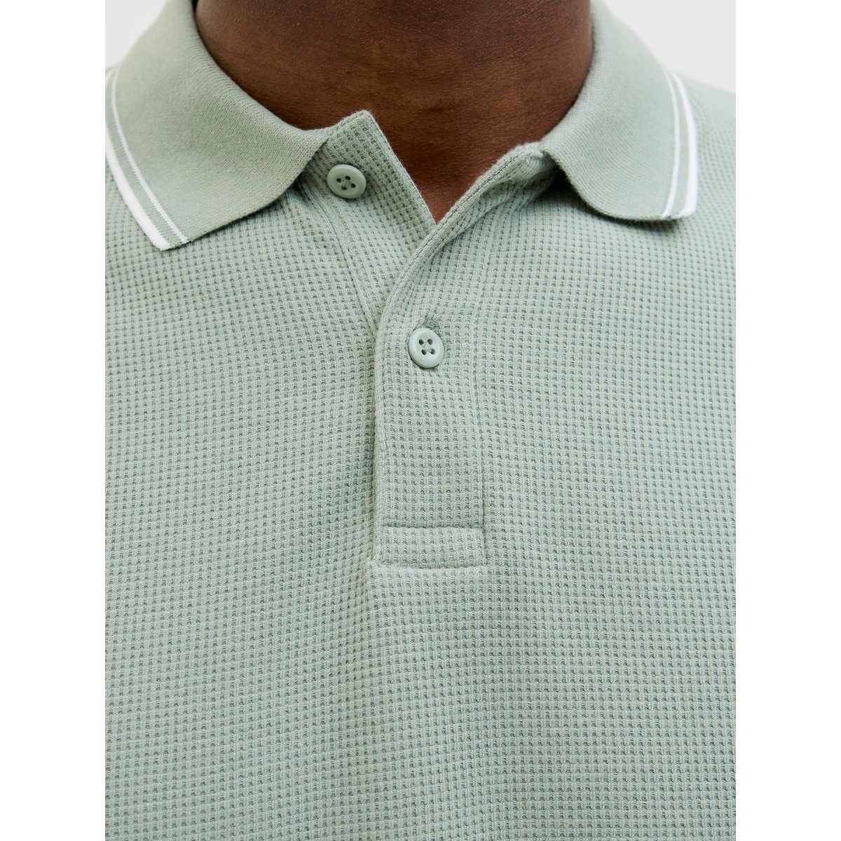 Polo verte - iceberg green 1, JACK & JONES