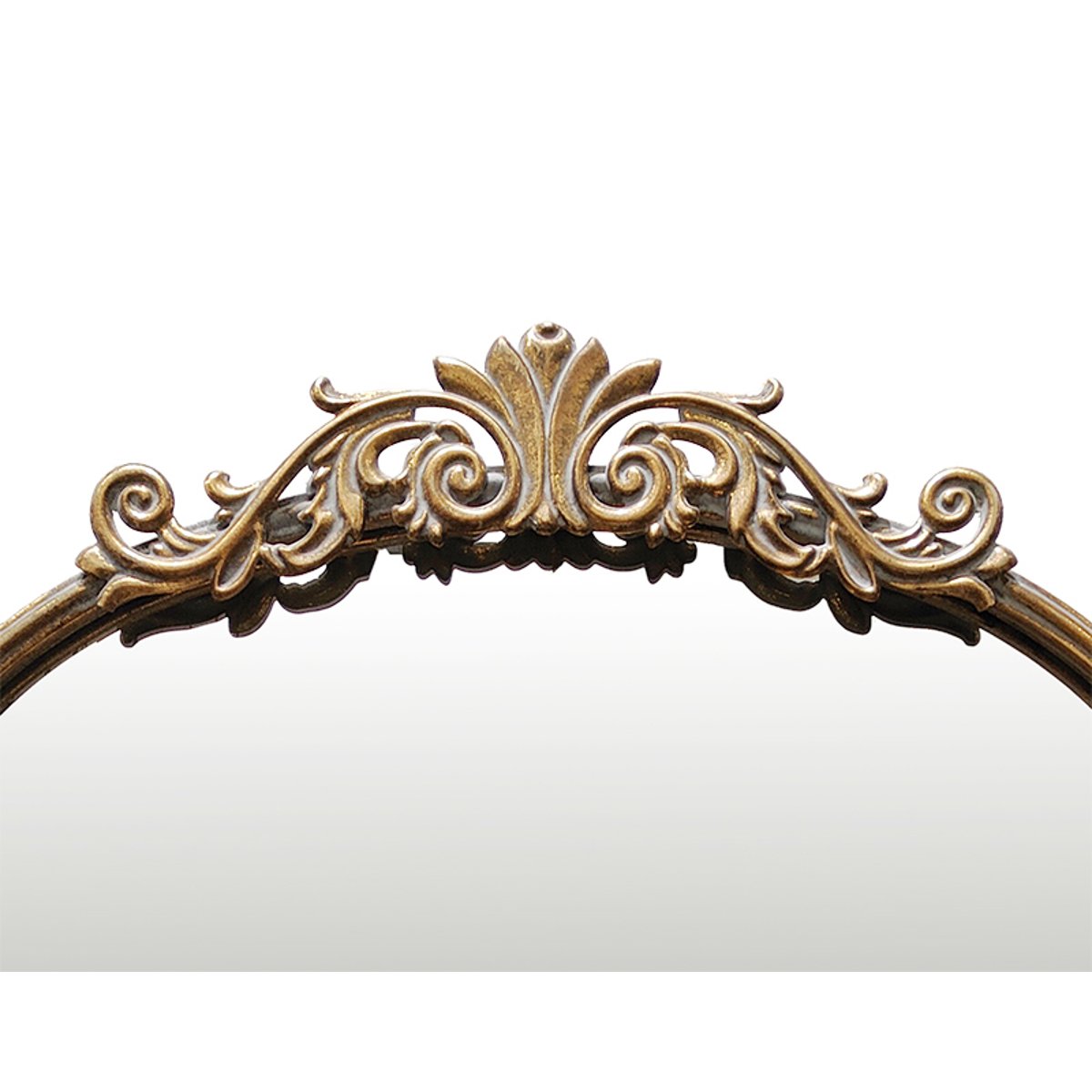 Miroir métal fronton 60x96.5cm or, EMDE