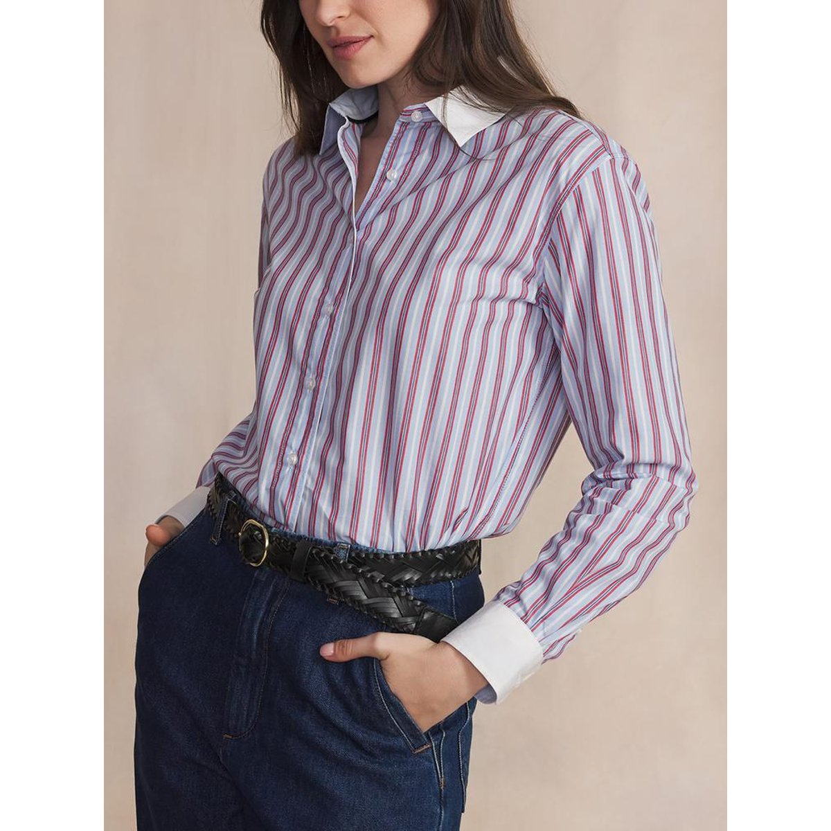 Chemise manches longues EMMIECHE chambray, TBS