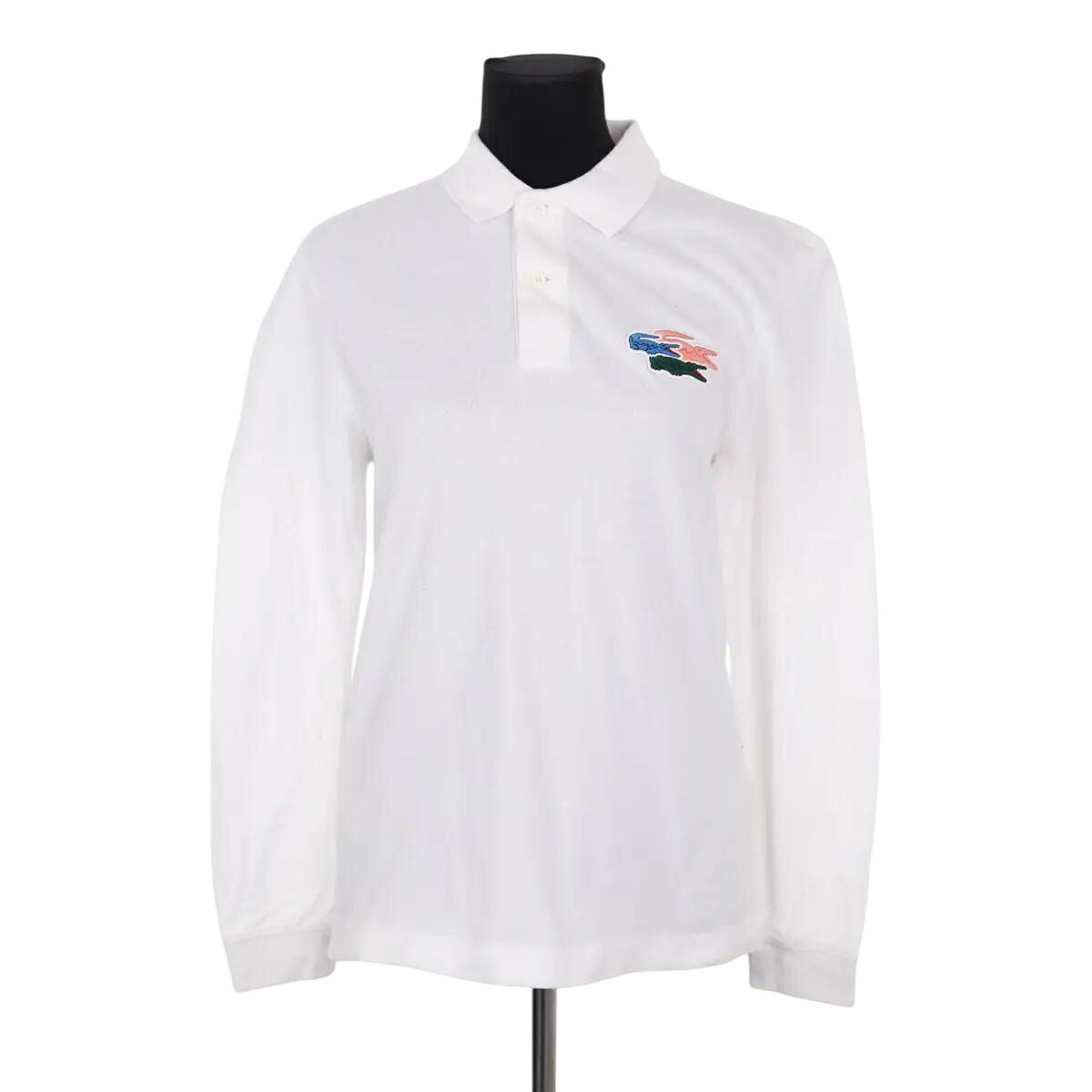 Polo - Très Bon État blanc, LACOSTE