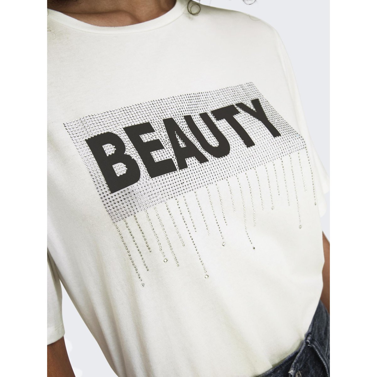 T-Shirt cloud dancer 1, ONLY