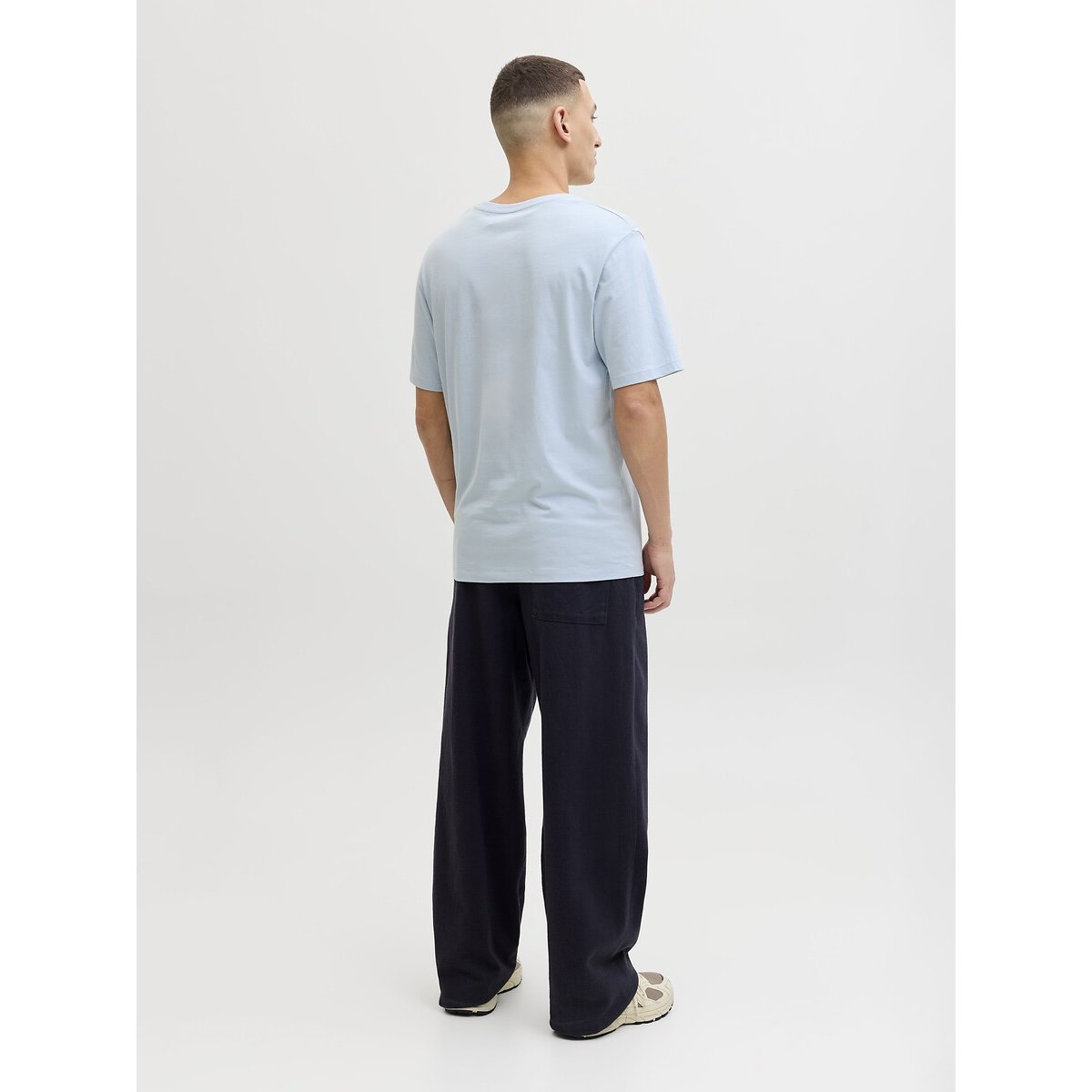 T-shirt maniche corte blu chiaro, JACK & JONES