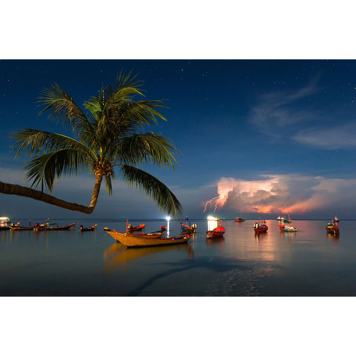 Tableau orgae sur koh tao tableau alu dibond, HEXOA