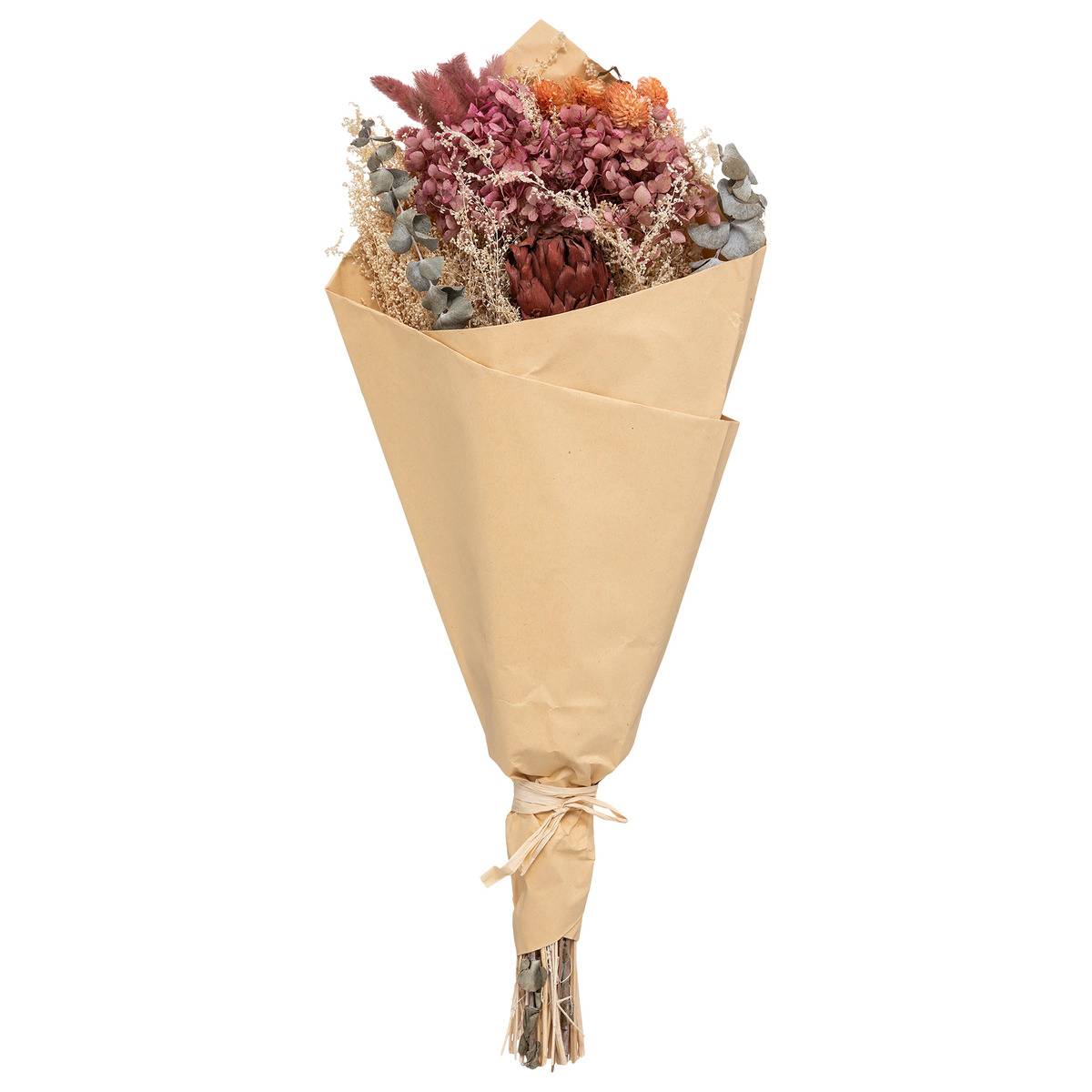 Bouquet de fleurs séchées rose antique, ATMOSPHERA