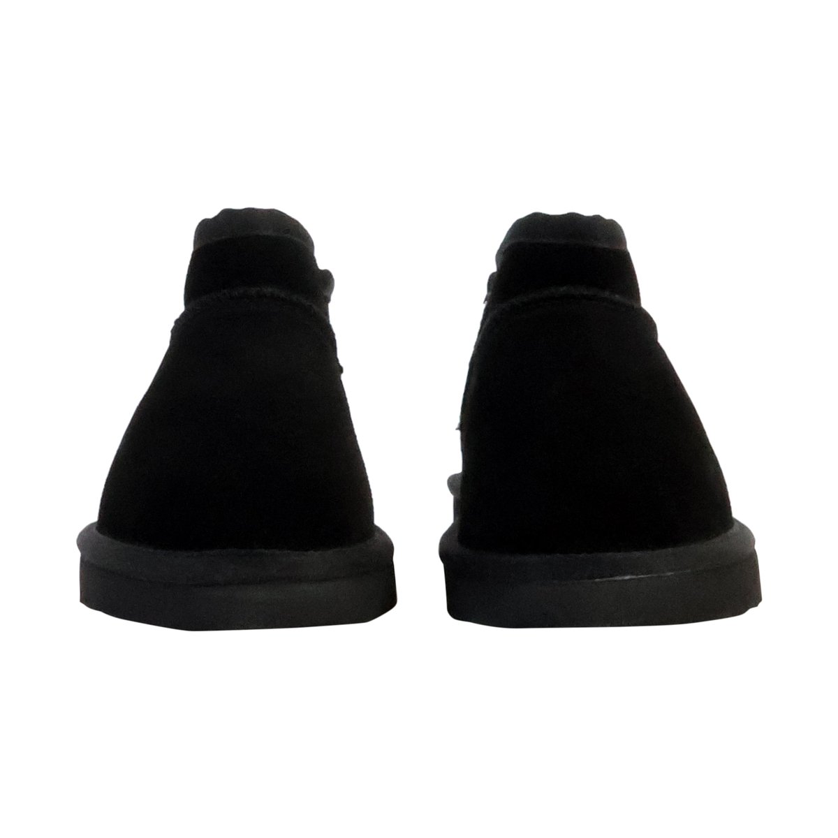 Bottines Chausson Cuir Media Merino noir, NATURAL WORLD