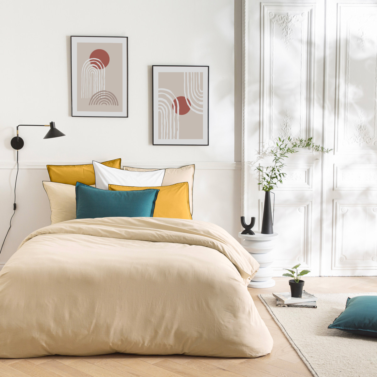 Affiche papier imprimé arche sans cadre FADO beige, FUTURE HOME