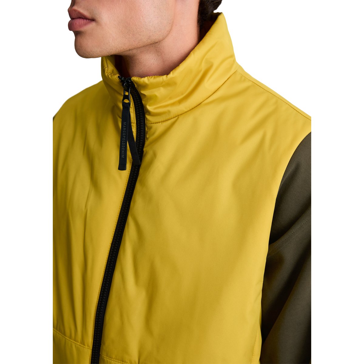 Gilet de plein air, coupe regular légèrement rembourré et déperlant jaune, MARC O’POLO DENIM