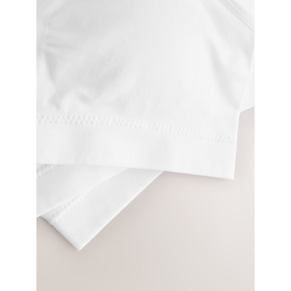 Haut court à bretelles avec bonnets, lot de 3 blanc, NEXT