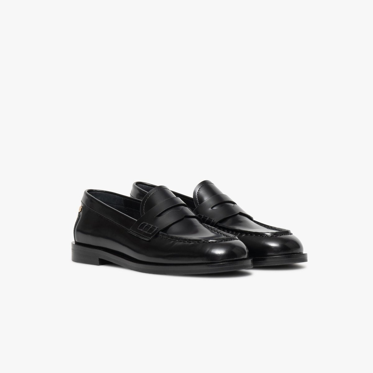 Mocassin en cuir AIDA noir, BOCAGE