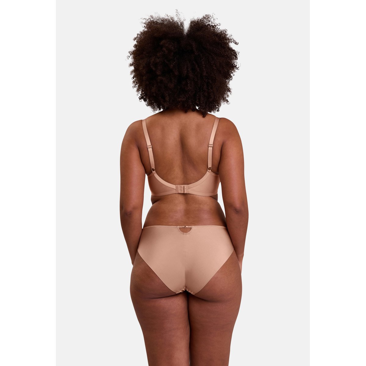Soutien-gorge corbeille GEORGIA broderie multicolore fond tuscany, SANS COMPLEXE