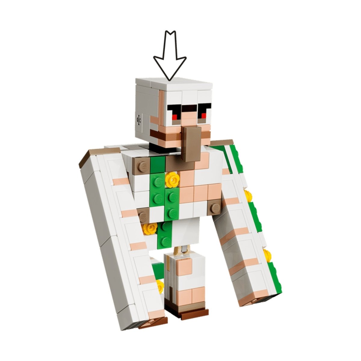 Minecraft L'attaque du désert du Poulet chevauché multicolore, LEGO