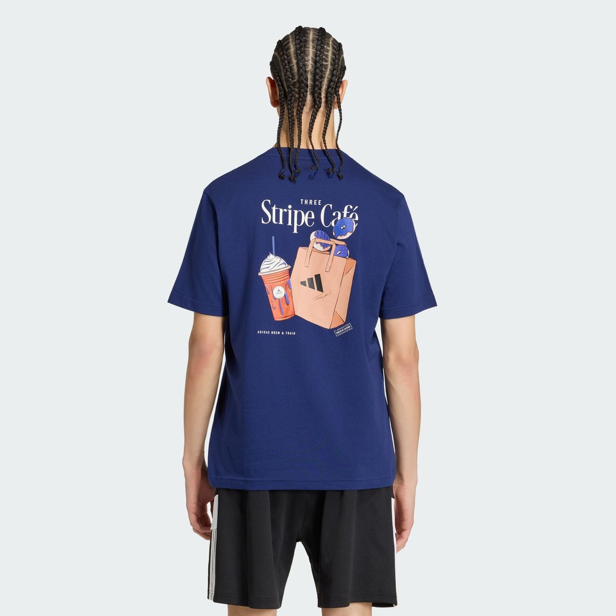 T-Shirt Graphique Coffee Cafe Donut Bag T-Shirt Graphique Coffee Cafe Donut Bag dark blue, ADIDAS SPORTSWEAR