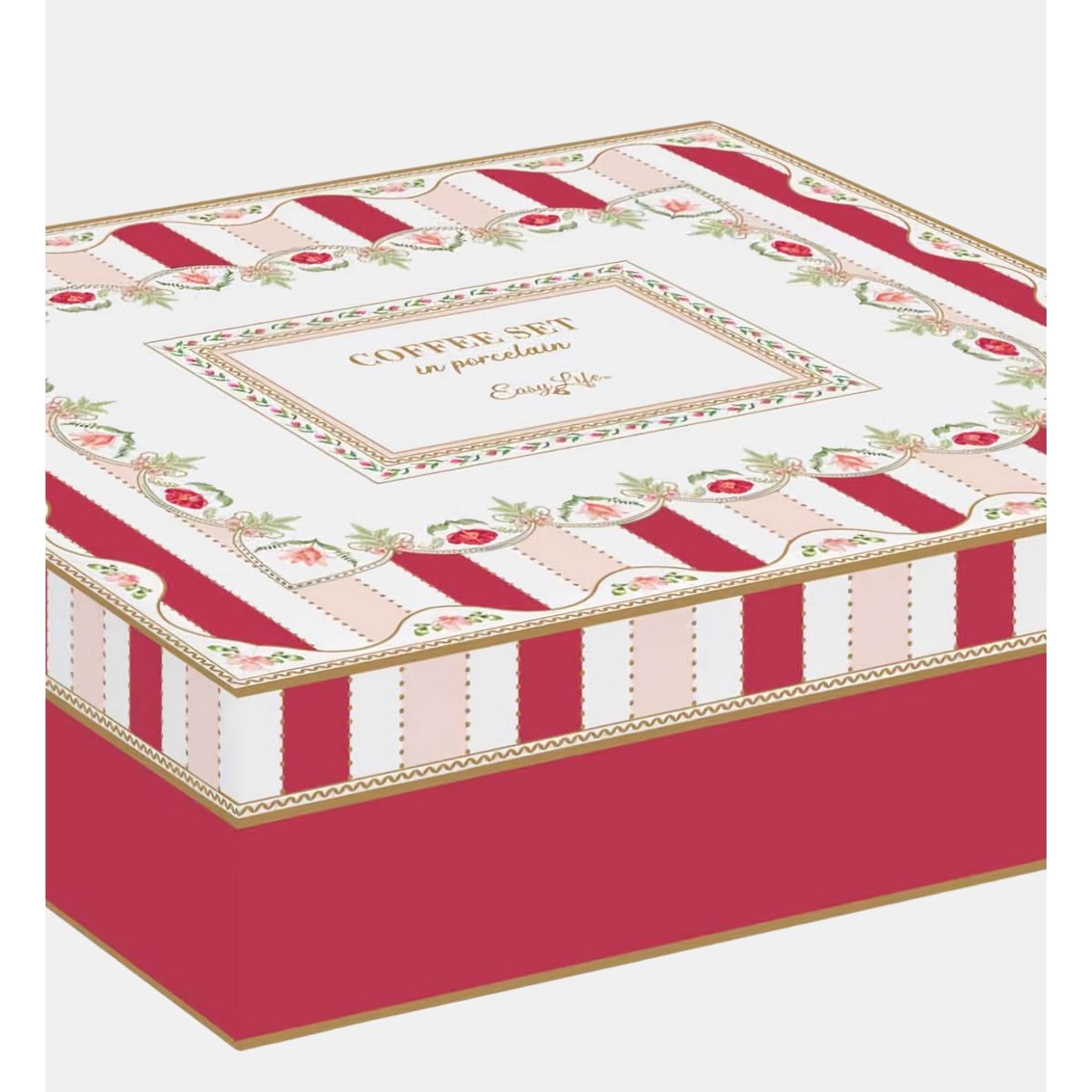 Coffret 6 tasses multicolore, EASY LIFE