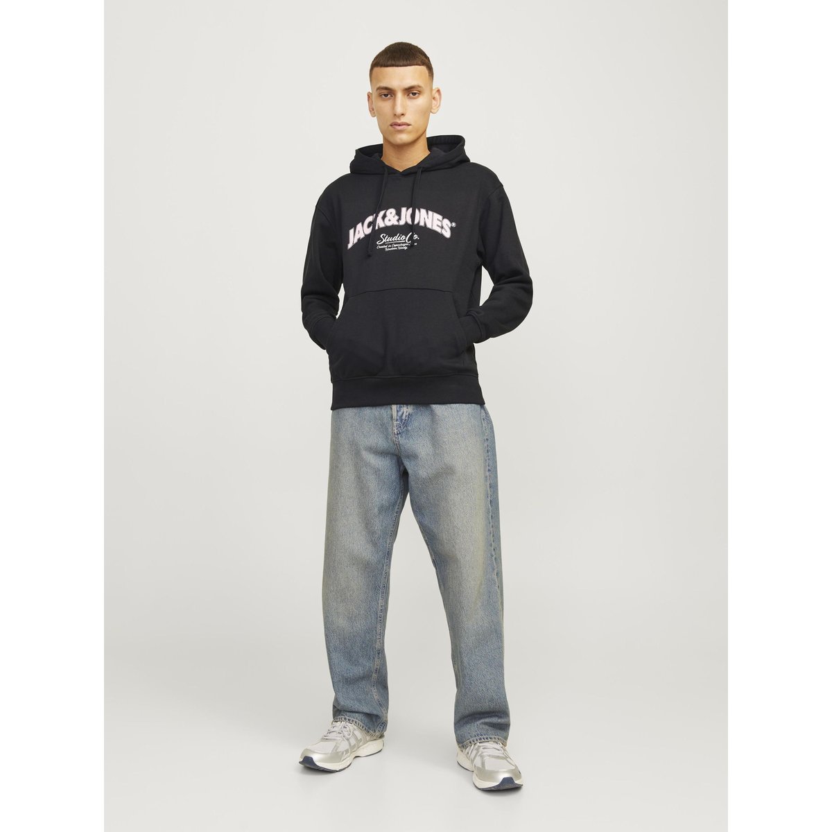Sweat À Capuche noire - black, JACK & JONES