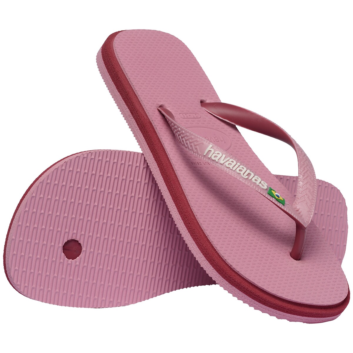 Chinelos Hav. Brasil Twist rosa, HAVAIANAS