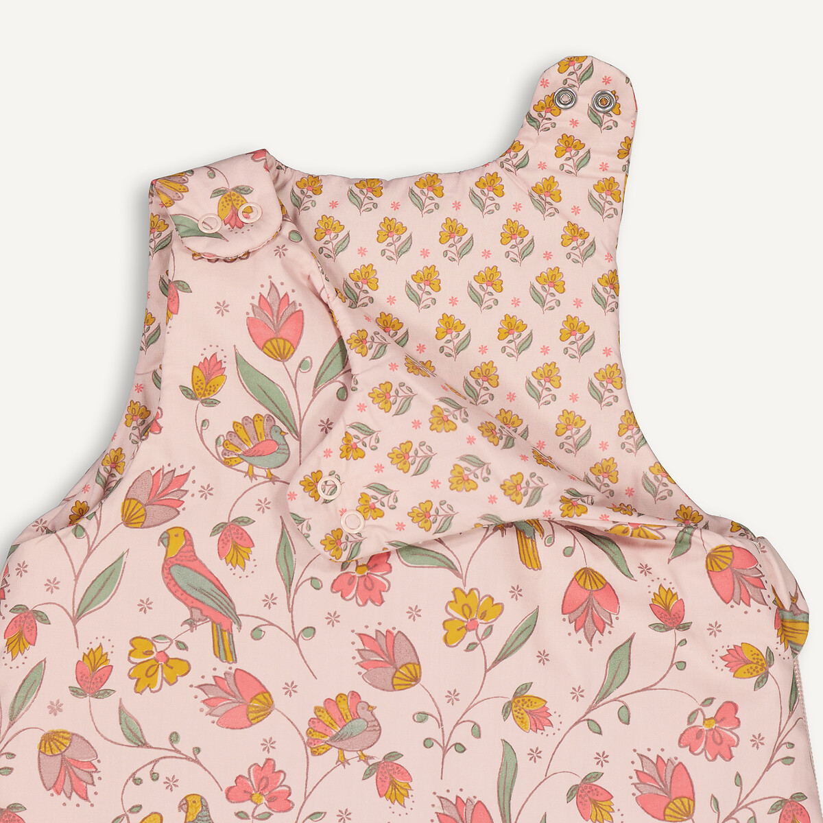 Gigoteuse hiver réversible, percale, Bertille imprimé rose, LA REDOUTE INTERIEURS