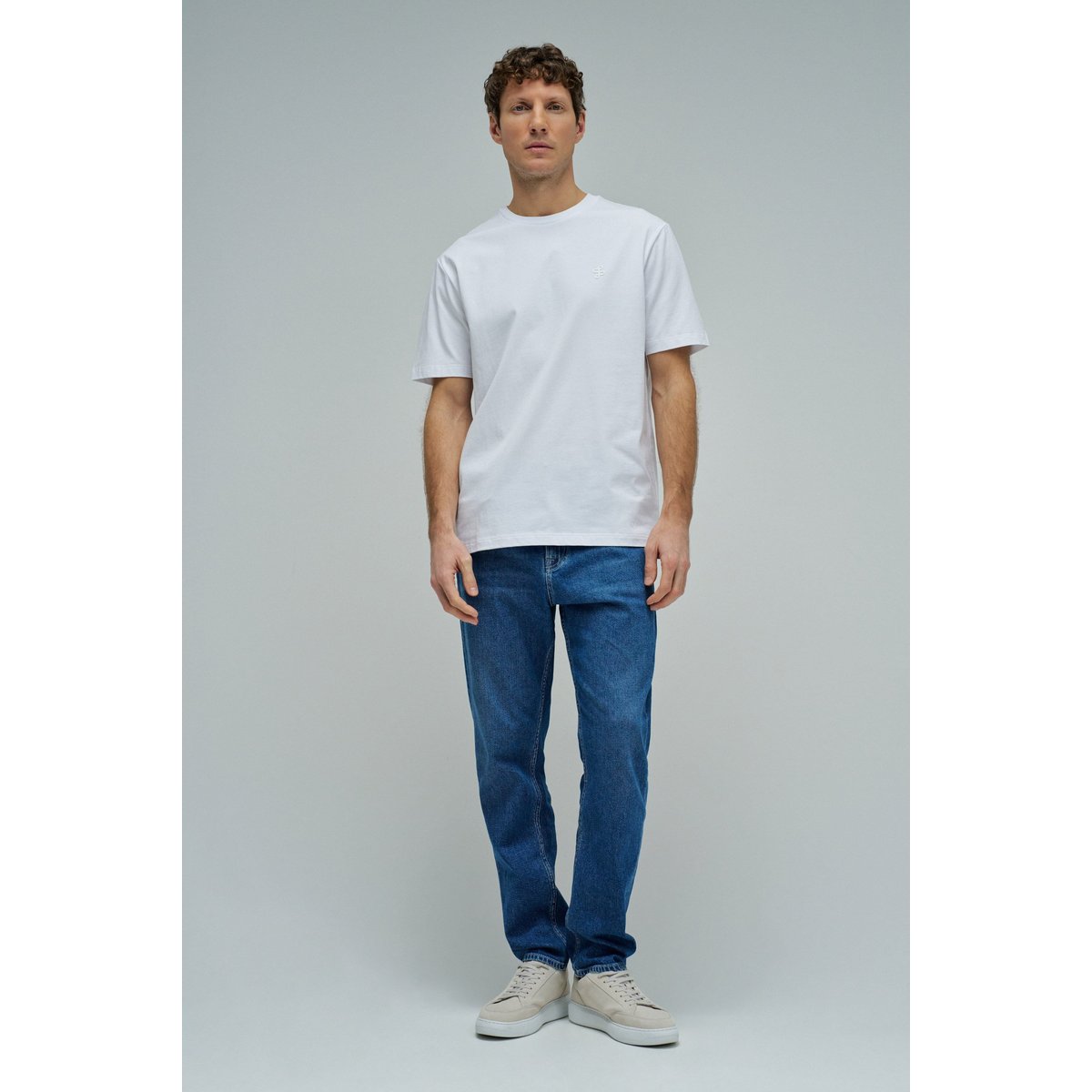 T-SHIRT AVEC BRANDING blanc, SALSA JEANS