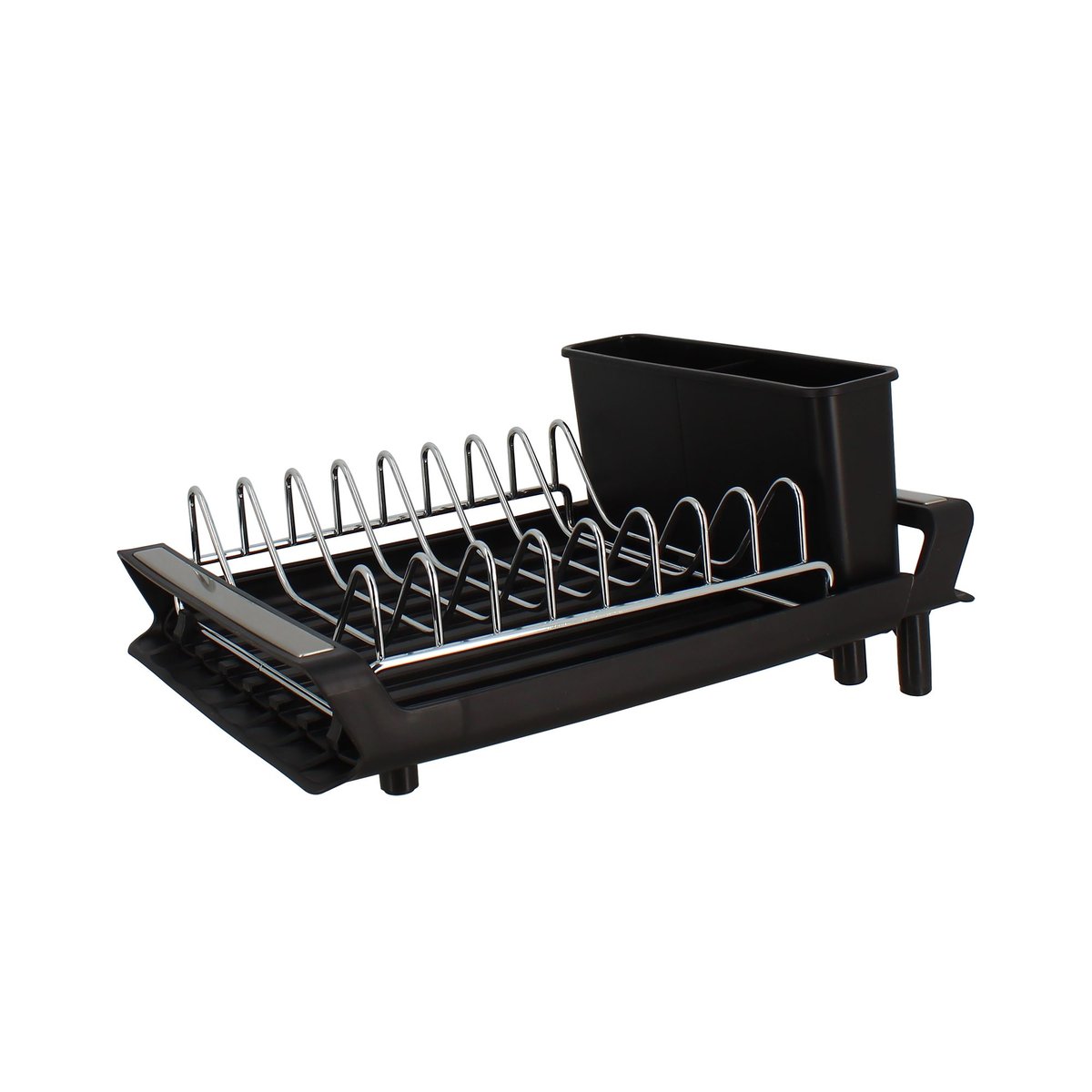 Egouttoir extensible en polypropylène noir, MENASTYL