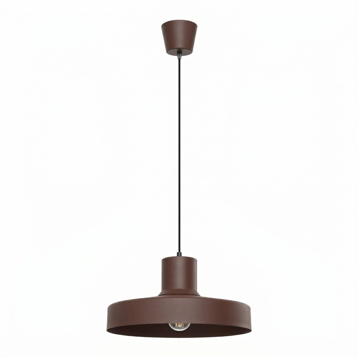 Suspension Acier Marron E27 1 BILO marron, EDEN
