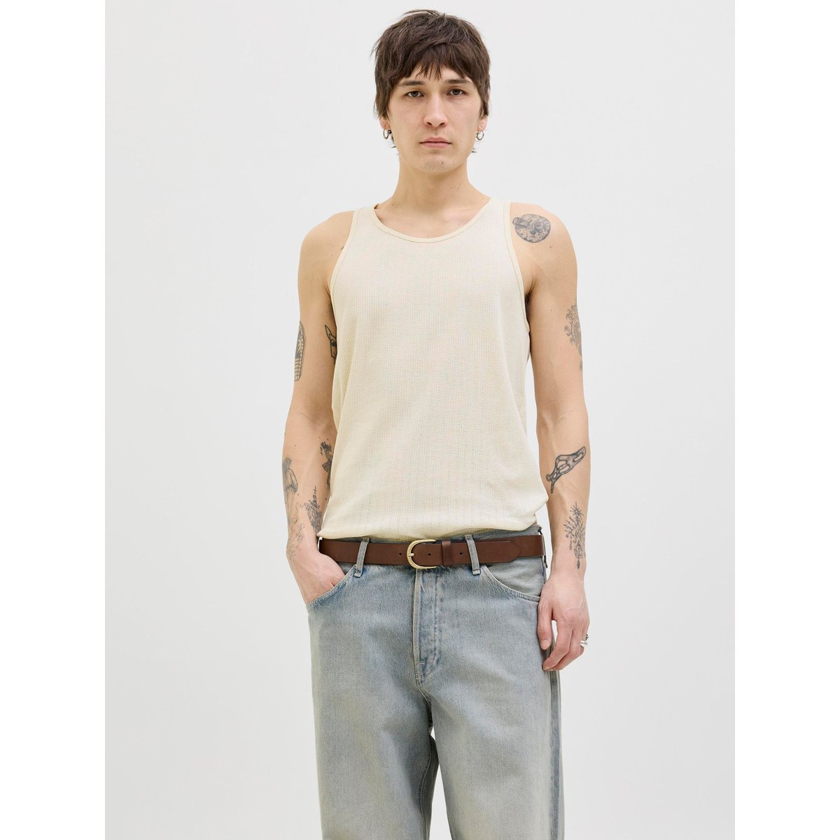Débardeur blanche - antique white, JACK & JONES