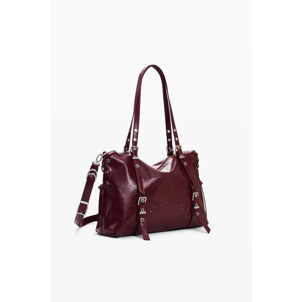 Grand sac cabas rouge, DESIGUAL