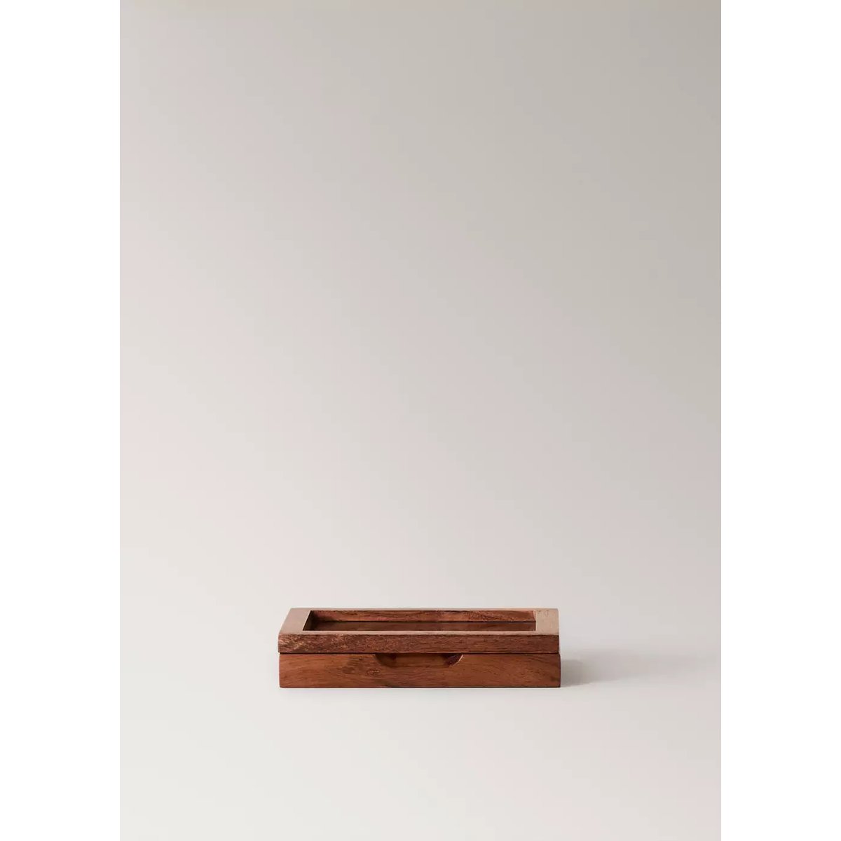 Petite boîte à bijoux en bois marron, MANGO HOME
