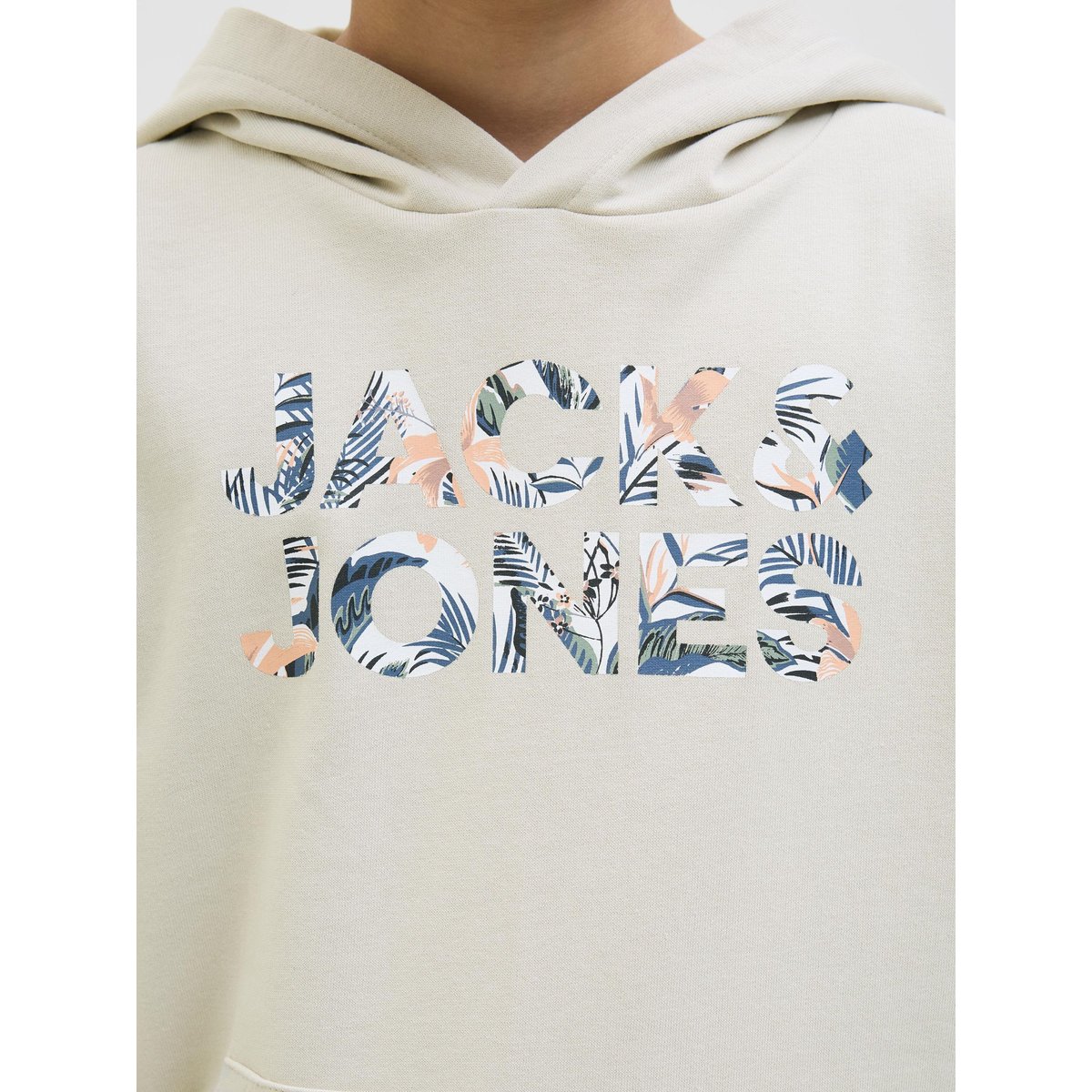 Sweat à capuche Logo Junior Sweat à capuche moonbeam, JACK & JONES JUNIOR