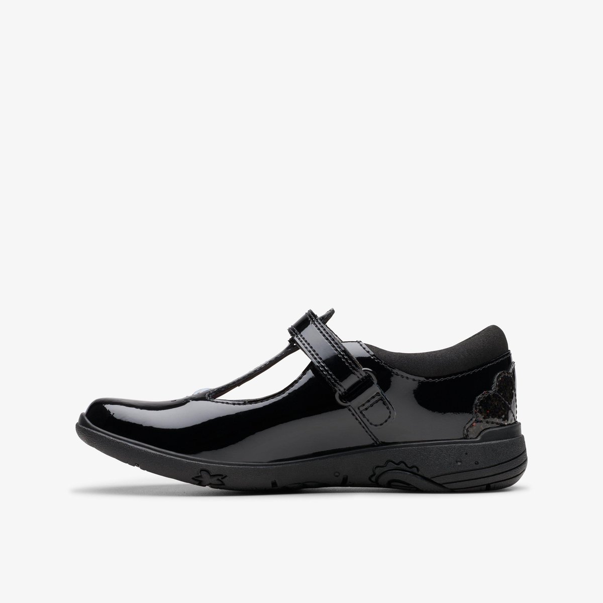 Derbies Brevet Ajustement Étroit RELDA GEM K noir, CLARKS