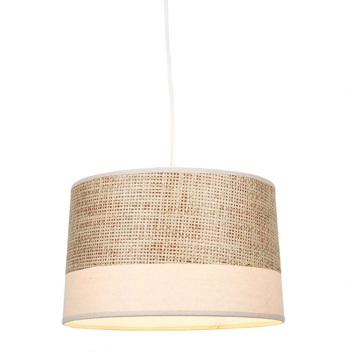 Suspension Effet Naturel Beige D35 beige, DECORATIE