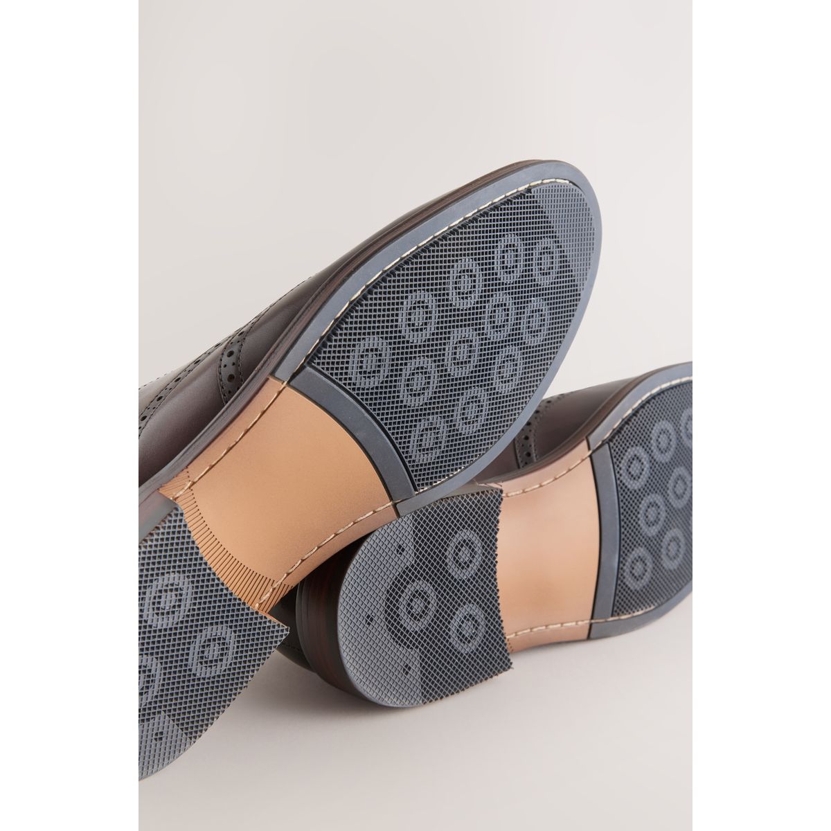 Chaussures oxford à bout golf marron, NEXT