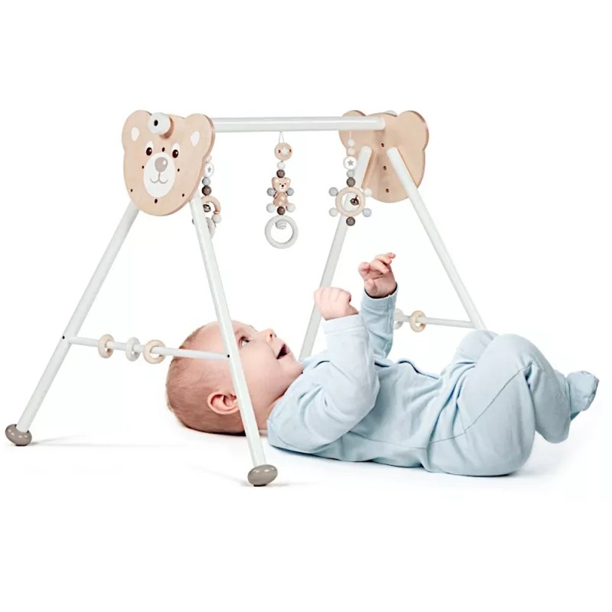 Portique d'activités ourson blanc, GOKI