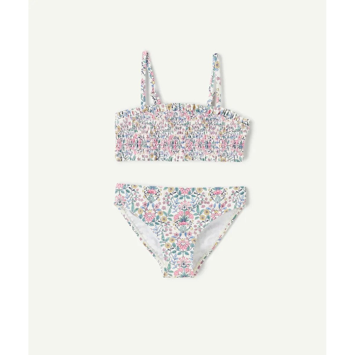 Maillot de bain 2 pièces imprimé fleur, TAPE A L'OEIL
