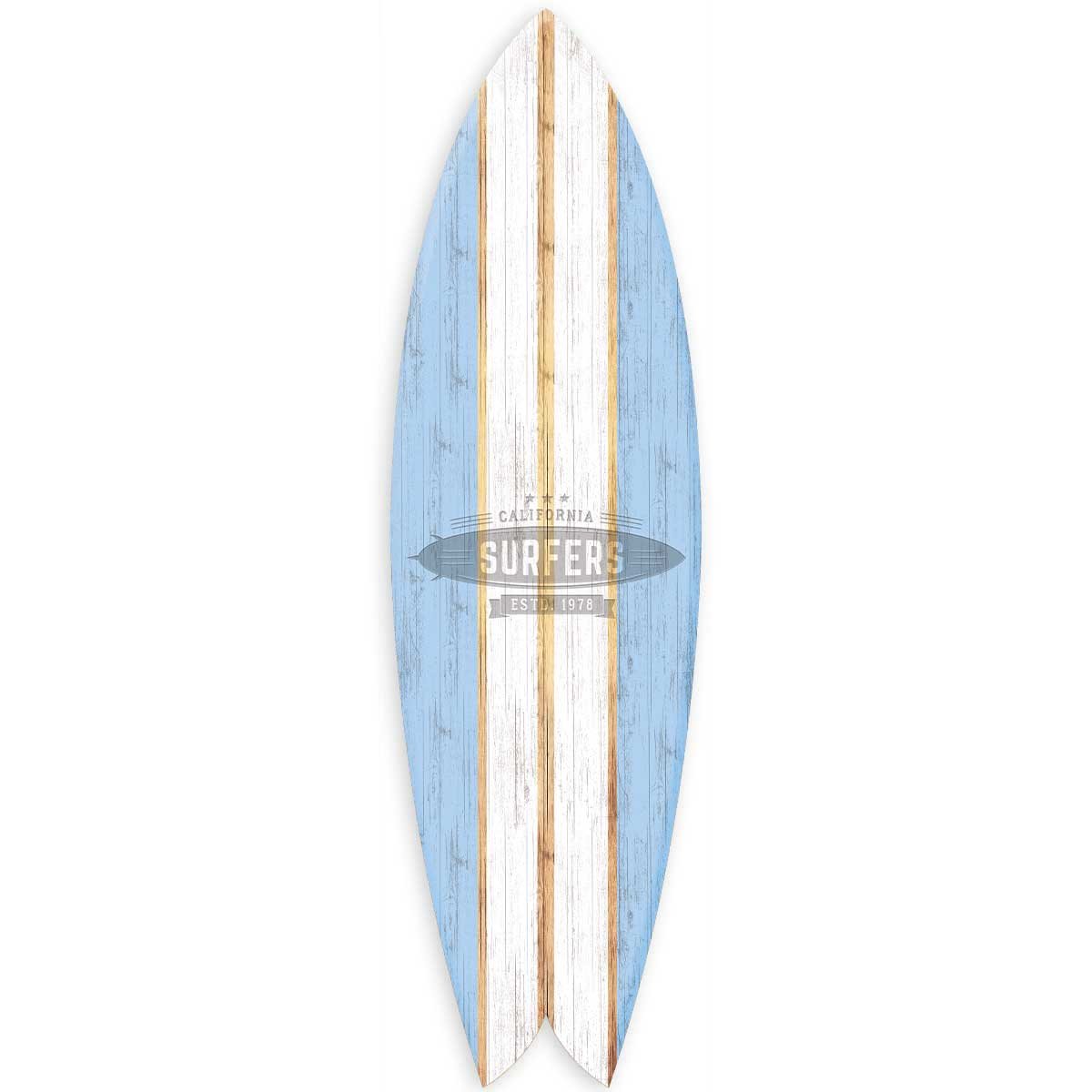 Planche Déco Surf California Surfers 1978 tableau alu dibond, HEXOA
