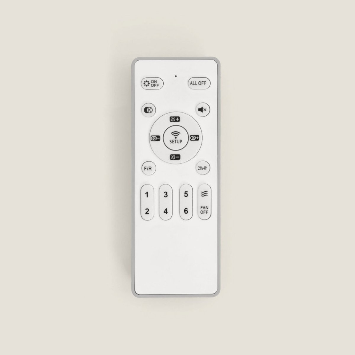 Ventilateur de plafond silencieux avec éclairage LED intégré- EROL couleur unique, DRAWER