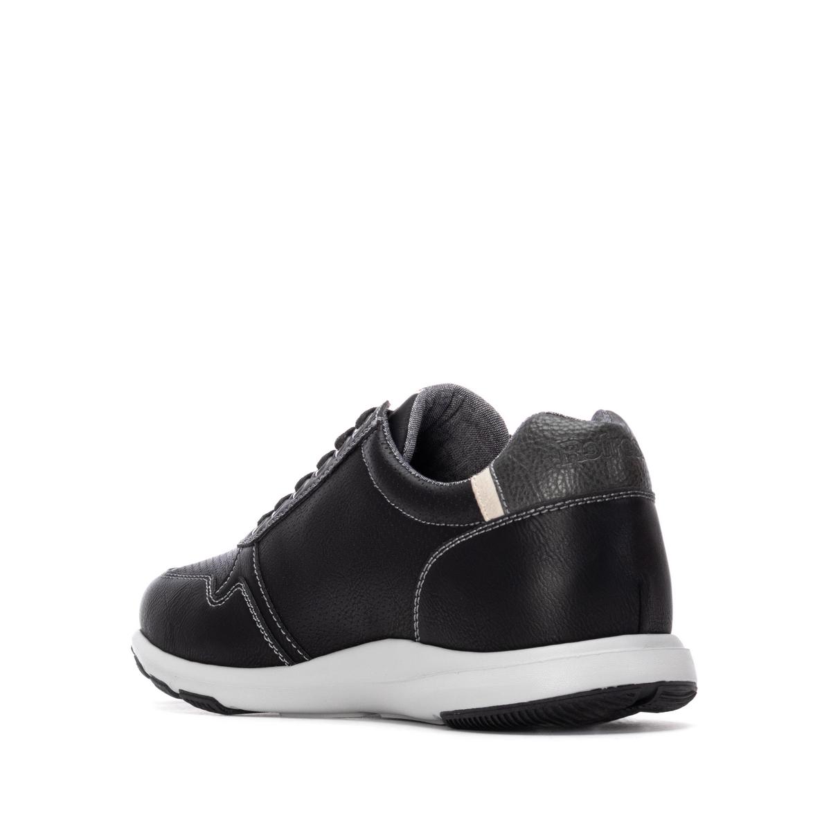 Chaussure Plaine Décontractée Fermeture éclair noir, REFRESH