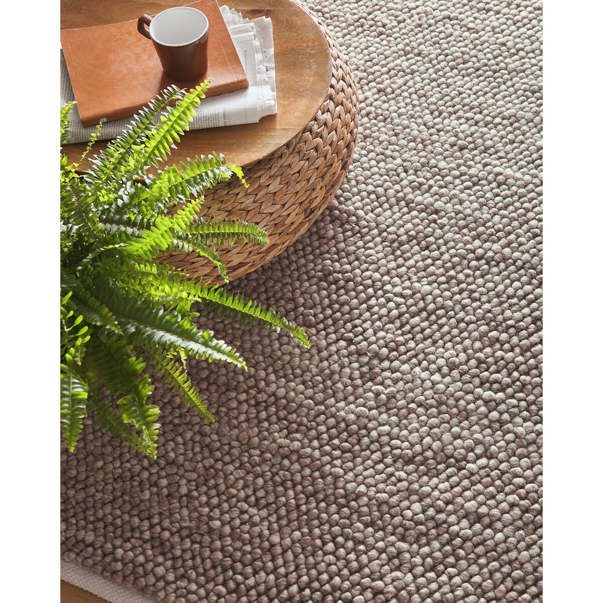 La Playa Hand Woven Rug beige, SO'HOME