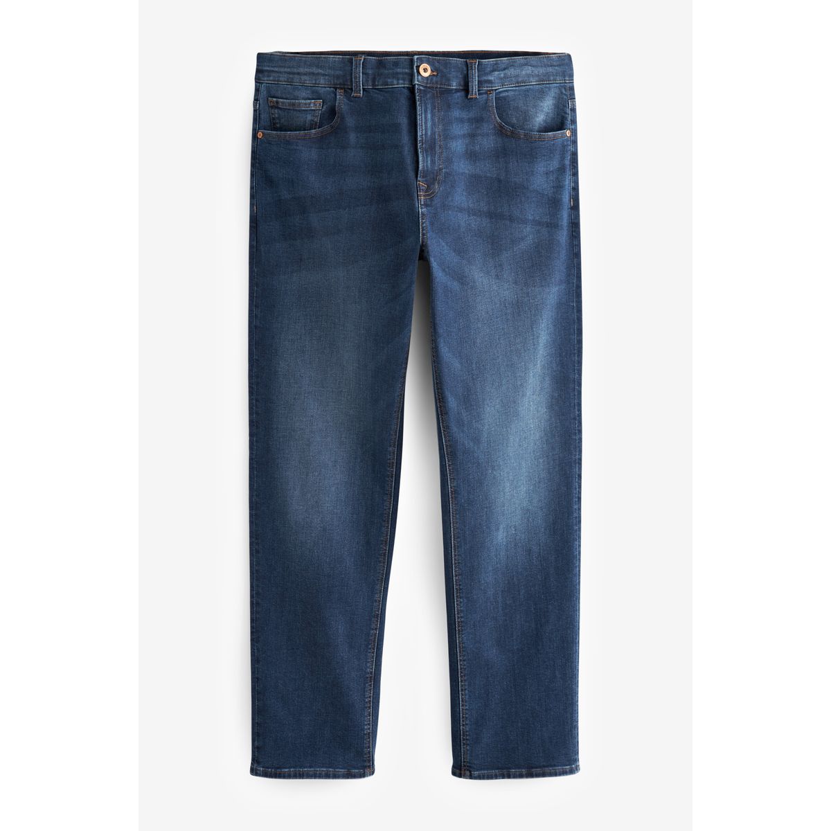 Jean décontracté stretch essentiel bleu moyen, NEXT