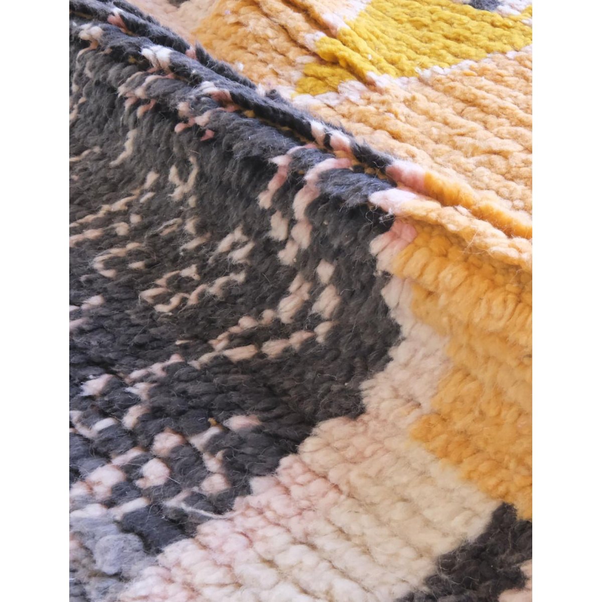 Tapis de couloir Berbere marocain pure laine 77 x 375 cm orange terre cuite, AFK LIVING