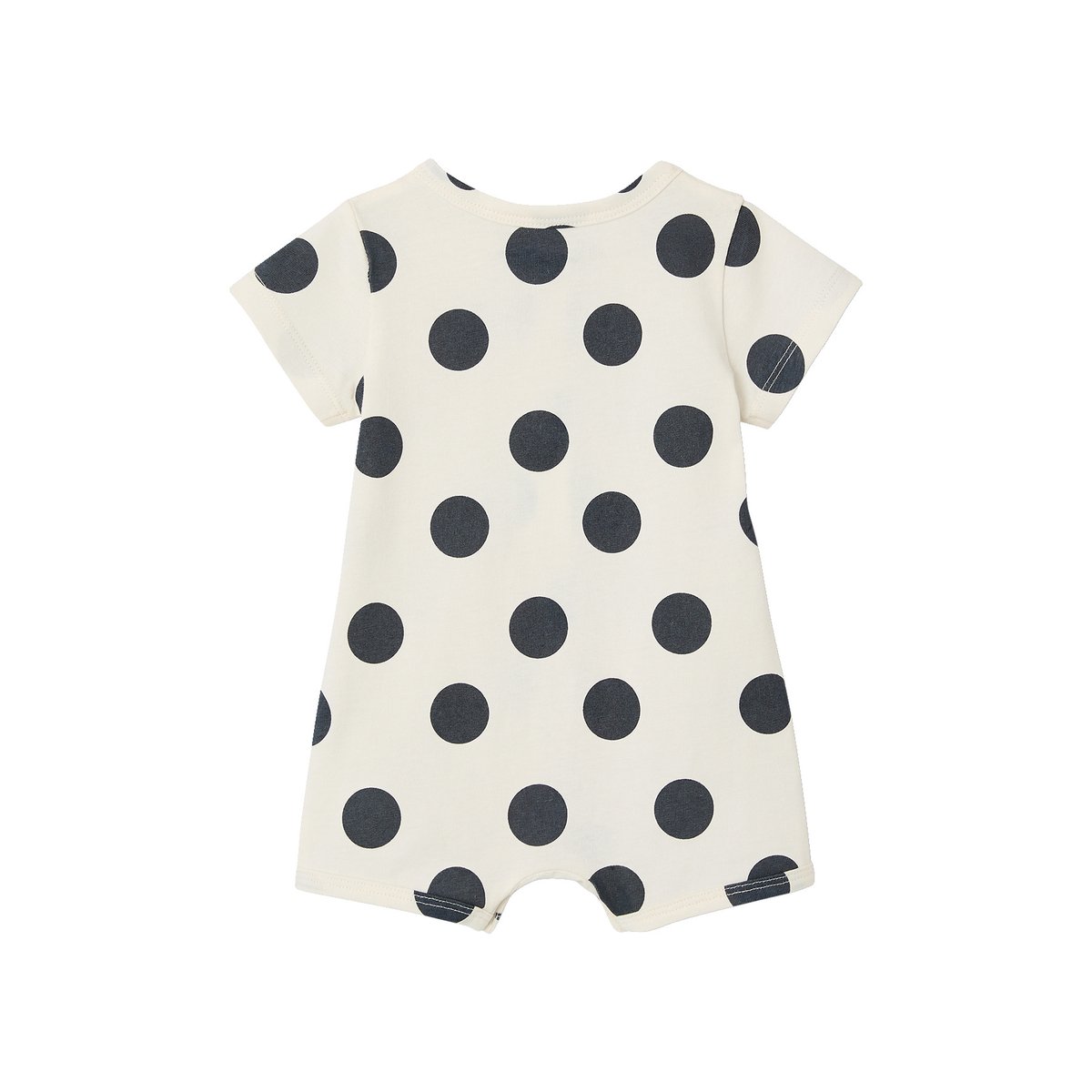 Coffret 2 combishorts en coton bio beige chiné, VERTBAUDET