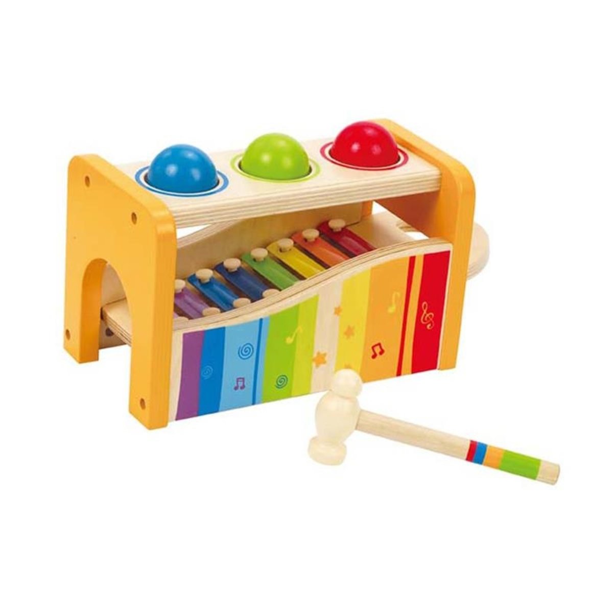 Boîtier à marteler et à tapoter multicolore, HAPE