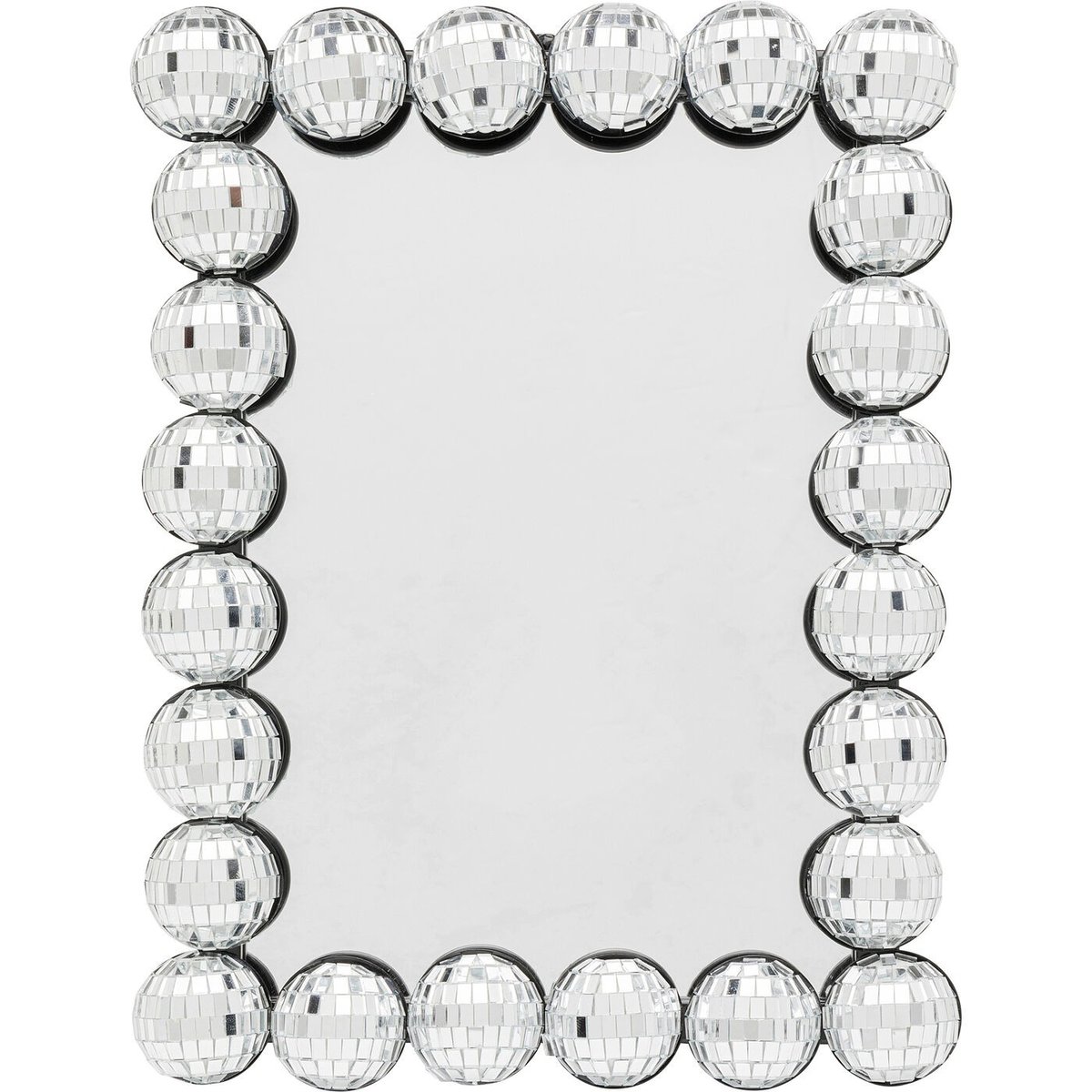 Miroir de table rectangle boules disco, DISCO BALLS argent, KARE DESIGN