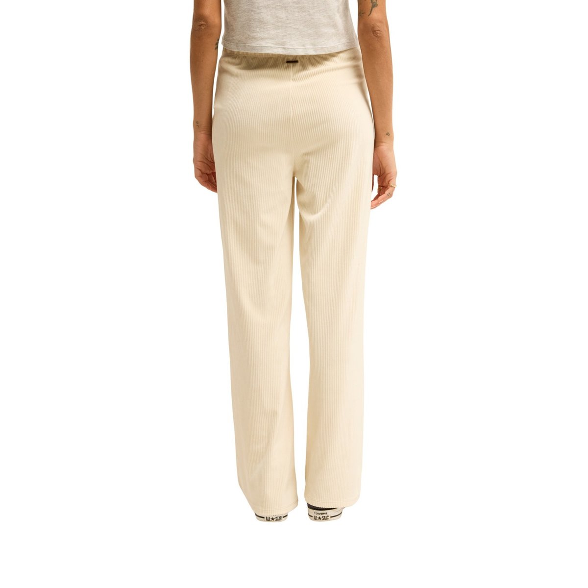 Pantalon en velours côtelé KEEP IT SUNNY blanc white cap, BILLABONG