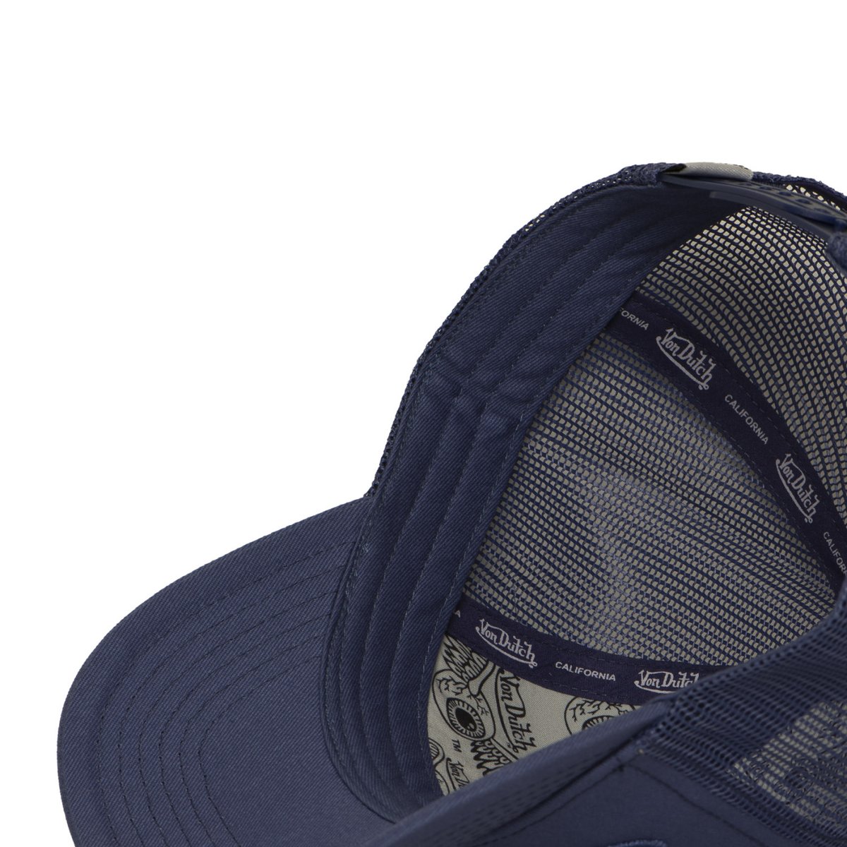 Casquette trucker EMBROIDERY bleu, VON DUTCH