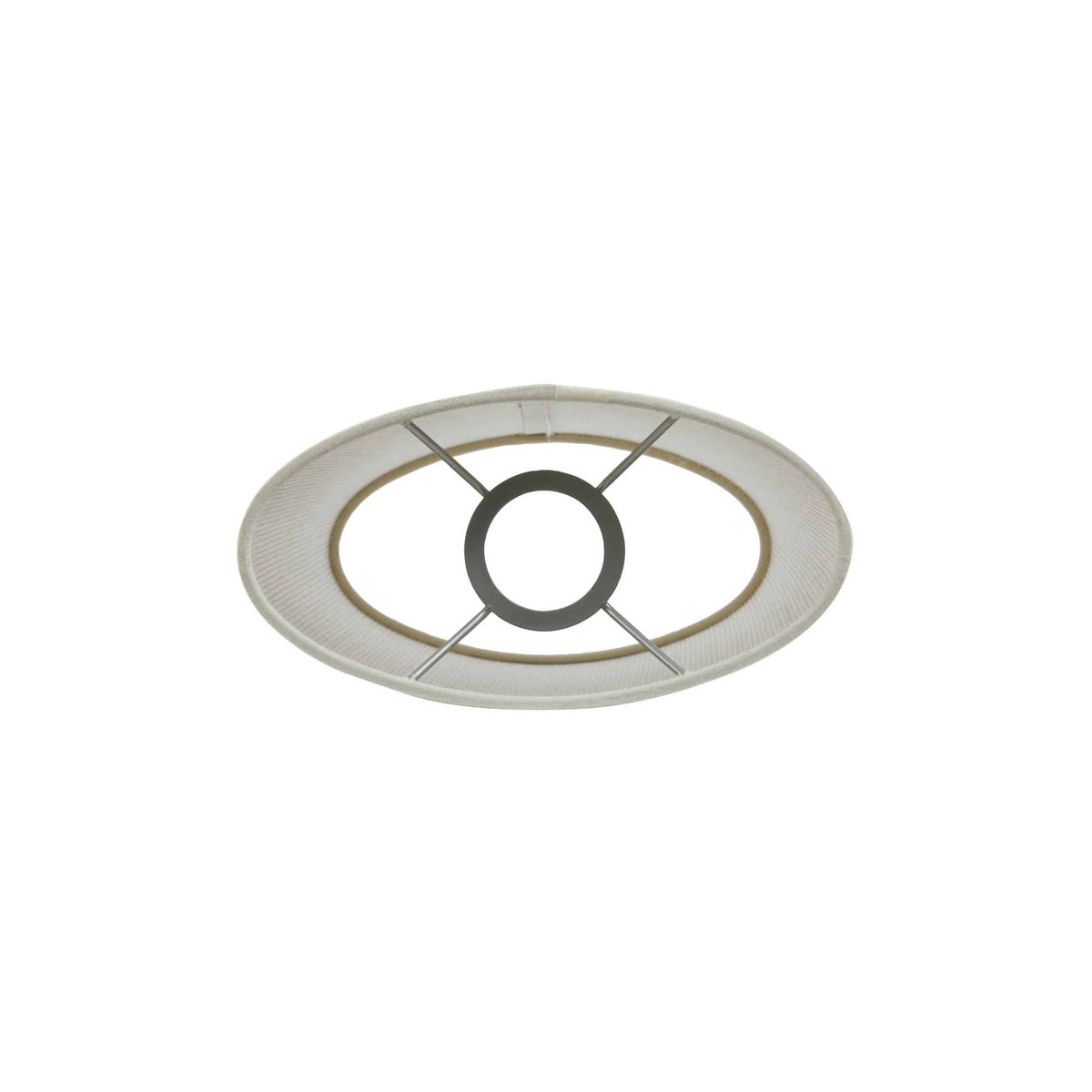 Abat-Jour Textiles BRESKA blanc, LIGHT & LIVING 